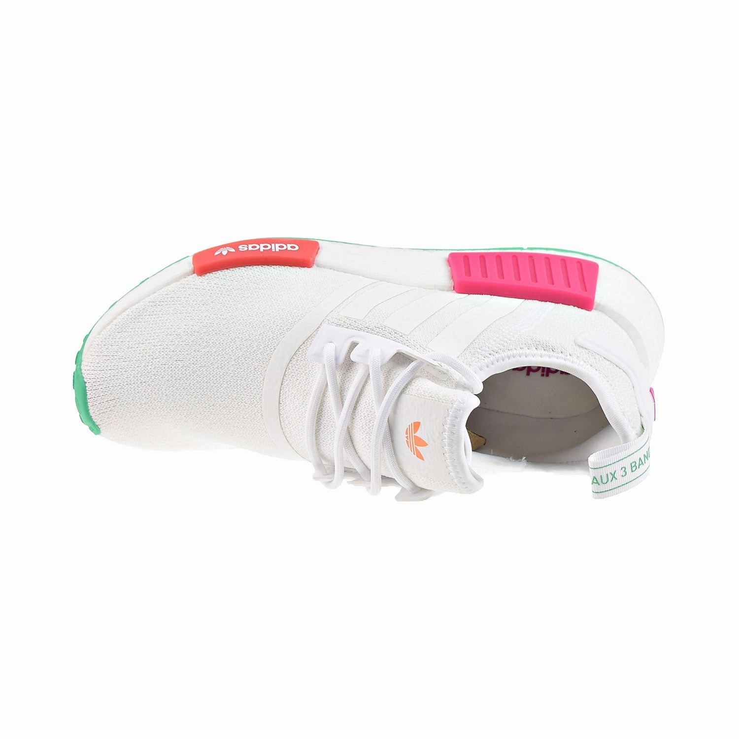 Adidas Originals NMD_R1 Women's Shoes White/Hi-Res Green/Real Magenta Adidas Journeys Shoes