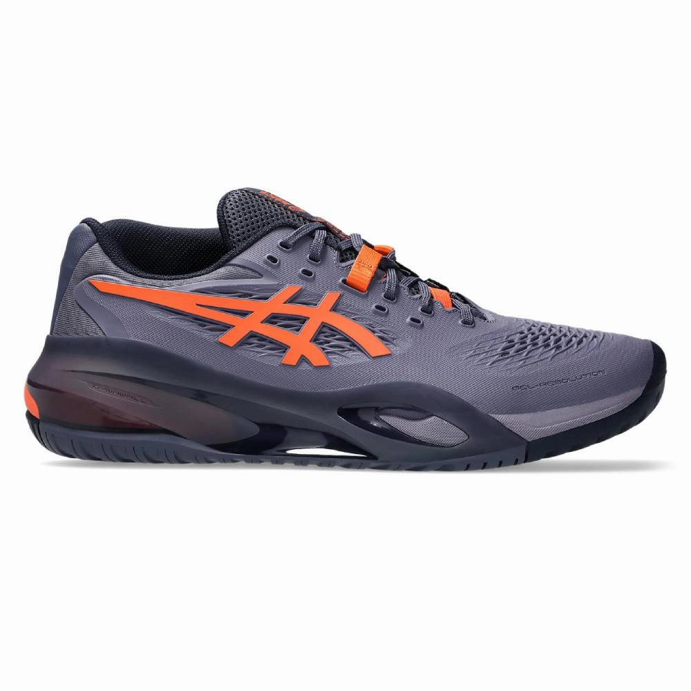 ASICS GEL RESOLUTION X MEN'S TENNIS SHOE (GREYISH PURPLE/NOVA ORANGE) Asics Metarun Running Shoes