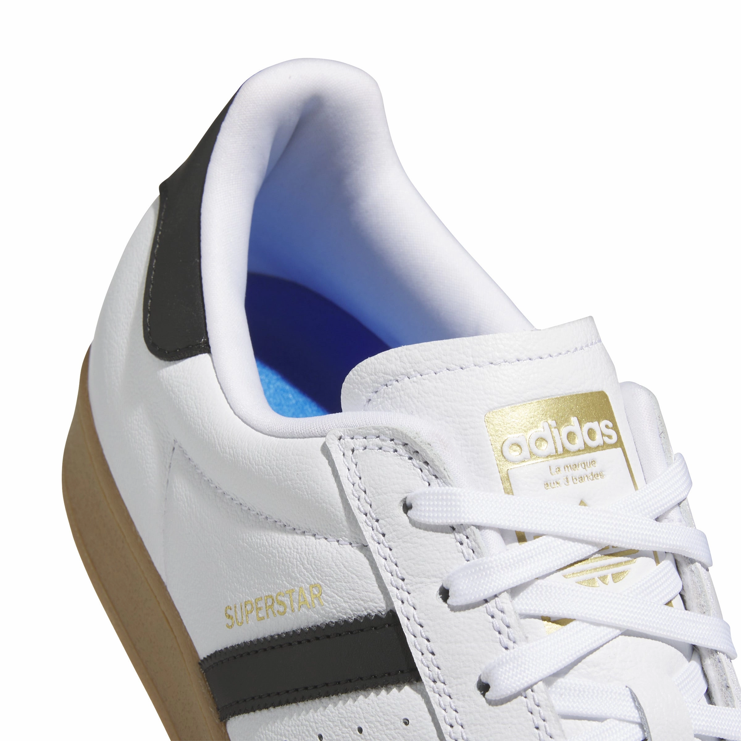 Adidas - Superstar ADV in Cloud White/Core Black/Gum Convert Shoe Size Adidas