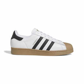 Adidas - Superstar ADV in Cloud White/Core Black/Gum Adidas Yeezy Like Shoes