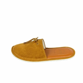 Buscemi Men's Greenwich Cuoio Leather Slippers Tao Slippers