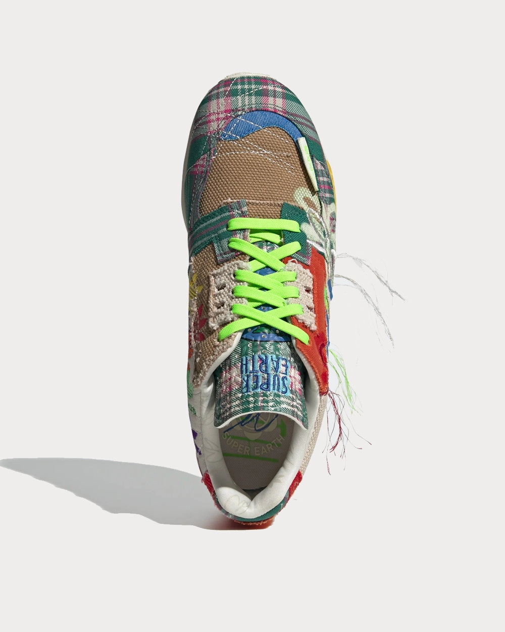 Adidas Shoes 2024 ZX 8000 SuperEarth Off White / Blue Bird / Red Low Top Sneakers