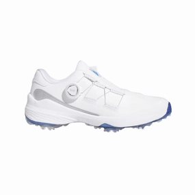 Adidas ZG23 BOA Golf Shoes - Cloud White / Blue Fusion Met. / Silver Metallic Adidas Run 70s 2.0 Shoes