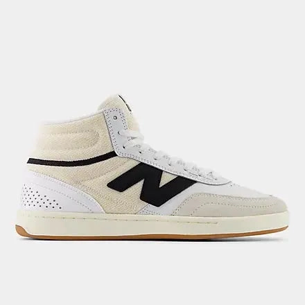New Balance Numeric 440 High V2 Shoes - White/Black Grey And Black New Balance