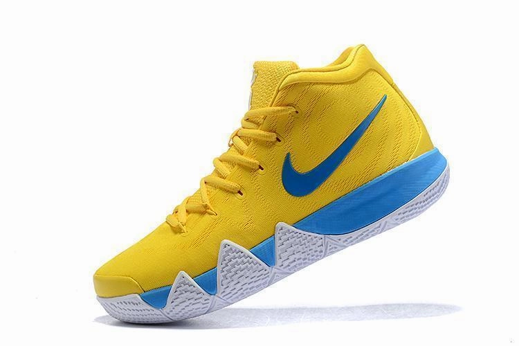 Best Asics Motion Control Running Shoes Nike Kyrie 4 Yellow Blue Men Basketball Shoes Sale Size US 7,8,8.5,9.5,10,11,12
