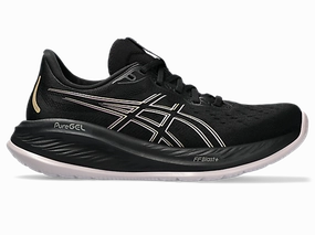 Asics Women's Gel-Cumulus 26 Running Shoes in Black/Watershed Rose Best Running Shoes For Syndrome