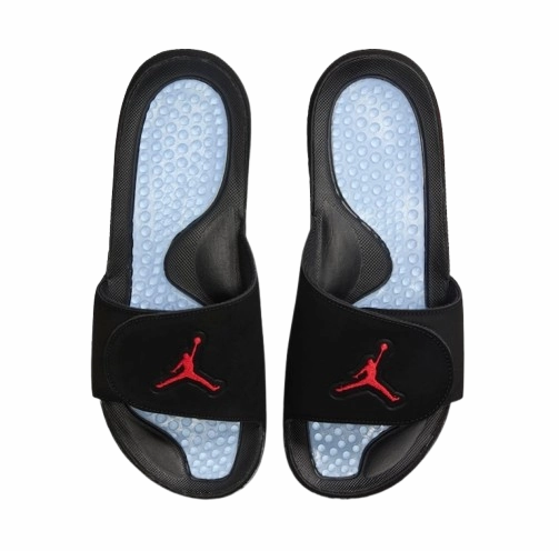 Best Asics Table Tennis Shoes Nike Men's Jordan Hydro 5 Retro Shoes - Black / Fire Red / Silver