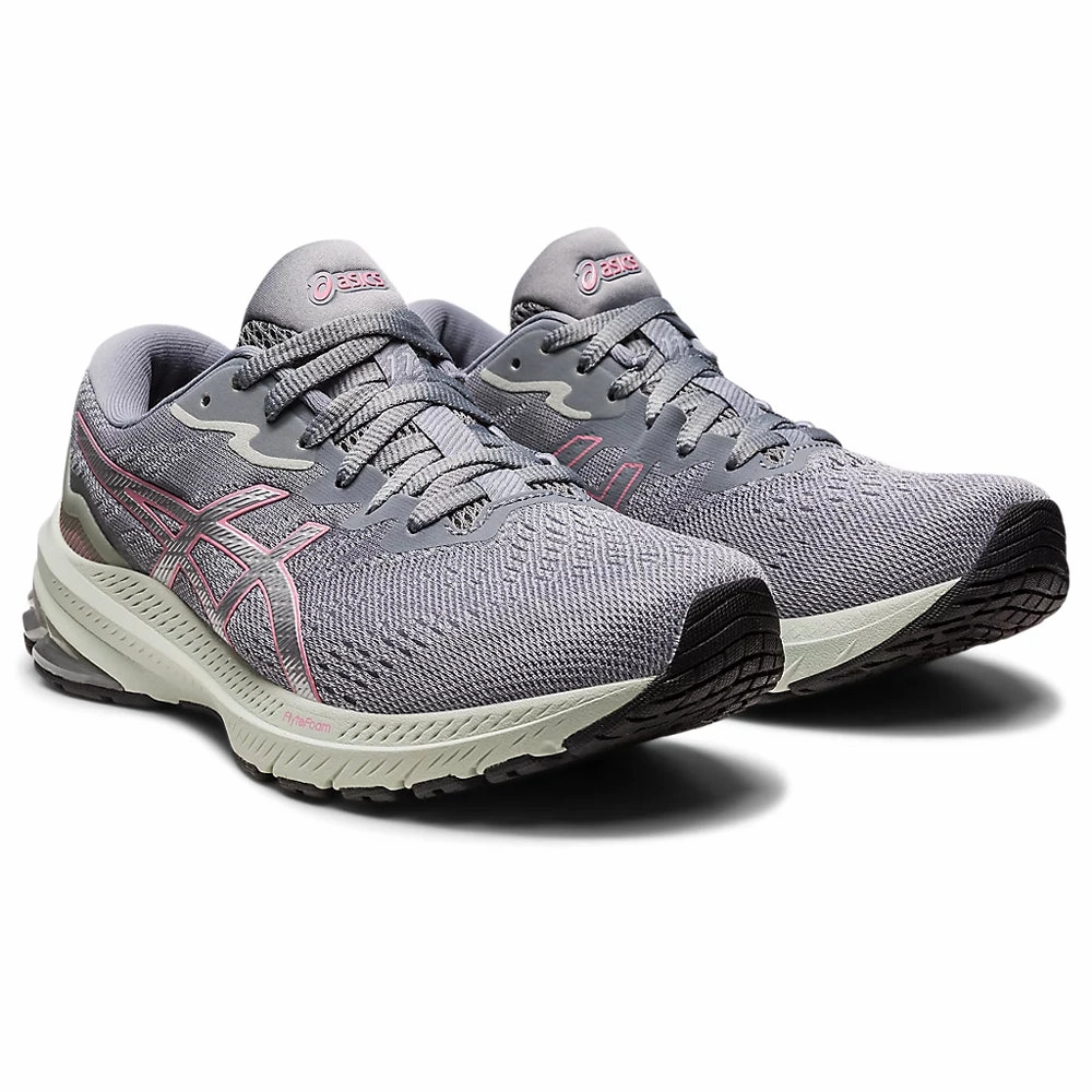 ASICS GT-1000 11 (W) - (PIEDMONT GREY/ PURE SILVER) RUNNING SHOES Asics Shoes Gel Venture 8