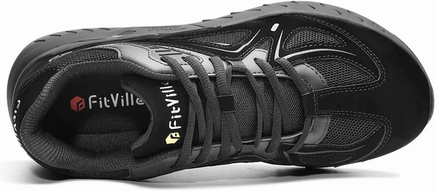 Mens Extra Wide Fit Trainers Walking Shoes Comfortable Running Sneakers for Flat Feet Plantar Fasciitis - Rebound Core Gel-nimbus 27 Running Shoes