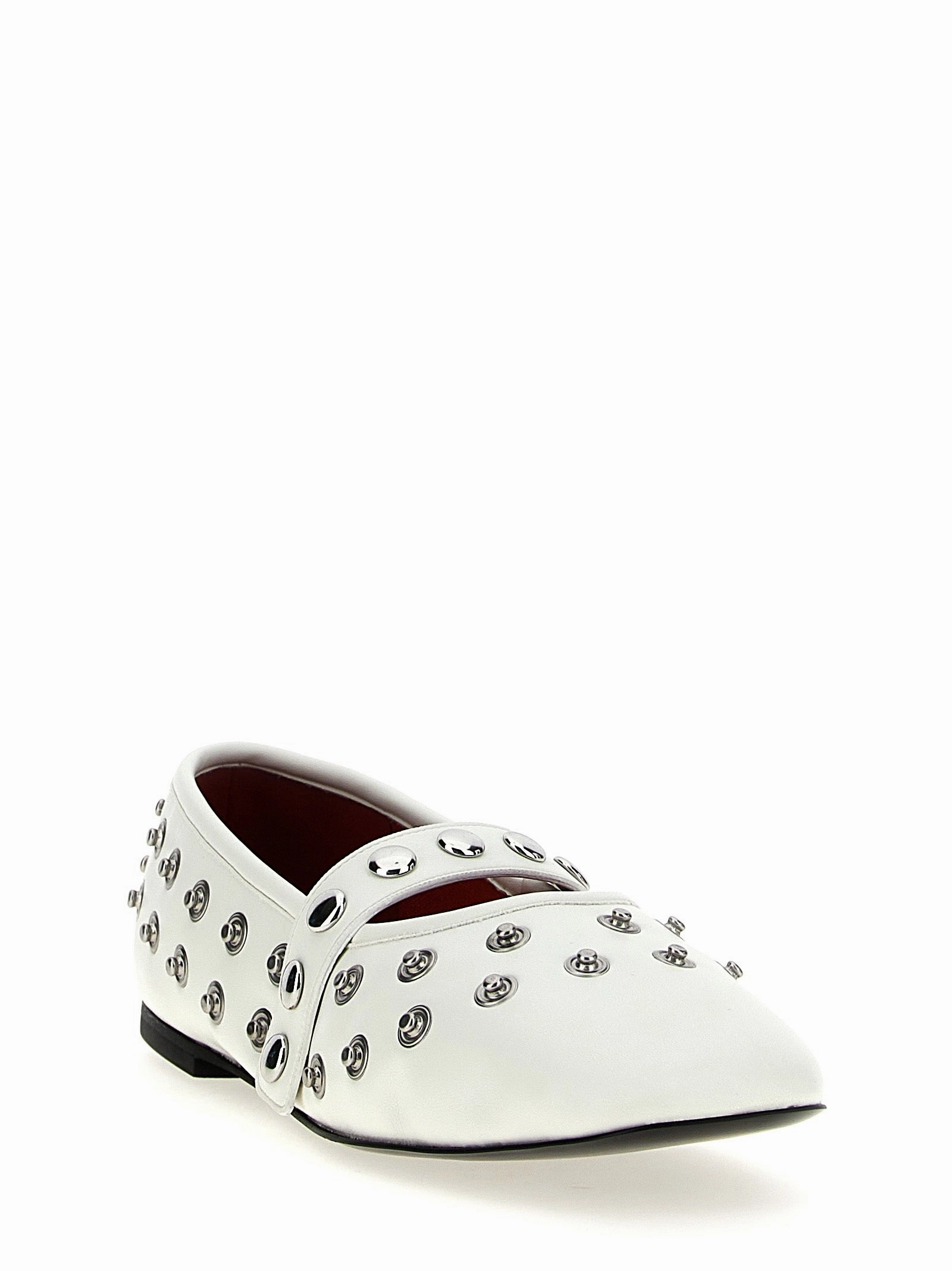 Boat Shoe Flats Ryder Flat Shoes Bianco