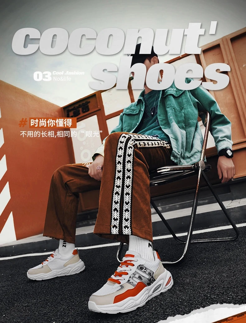 Hot Sale Men's Casual Sneaker Autumn Mixed Color Mesh Outdoor Shoes for Mens Trendy Mans Tennis Sports Lightweight Male Sneakers Originals Nizza Platform Casual Shoes