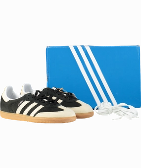 adidas Black / Wonder White Samba Og Trainers UK 4.5 EU 37.5  Reflective Adidas Shoes