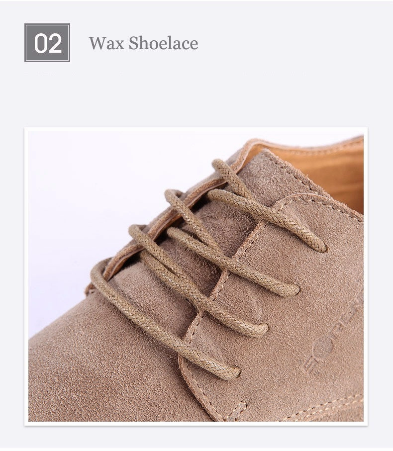 SERENE 2017 Casual Derby Cow Leather Men Shoes Casual Dress Shoes To Wear With Shorts