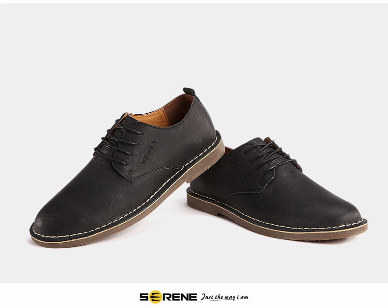 Air Max Futura Casual Shoes SERENE 2017 Casual Derby Cow Leather Men Shoes