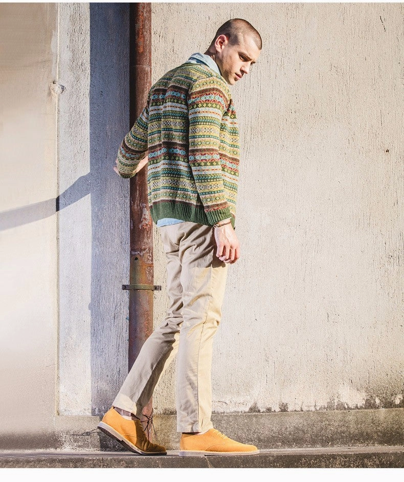 Ralph Sampson Lo Casual Shoes SERENE 2017 Casual Derby Cow Leather Men Shoes