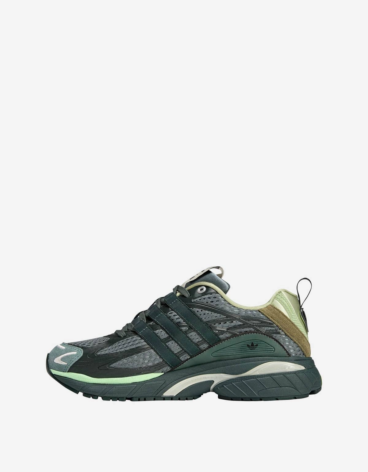 Adidas Shoes From The 90s SFTM x Adidas SFTM-004 Green Adistar Cushion Trainers