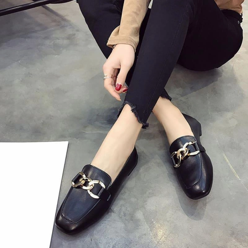 Loafers Shoes Driving Shallow Mouth Loafers Summer Fashion Sweet Flats