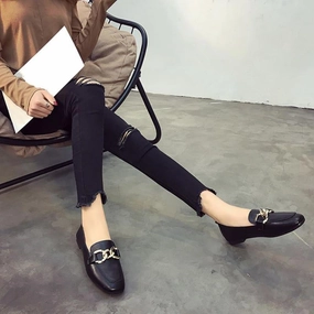 Carrera Loafers Shallow Mouth Loafers Summer Fashion Sweet Flats