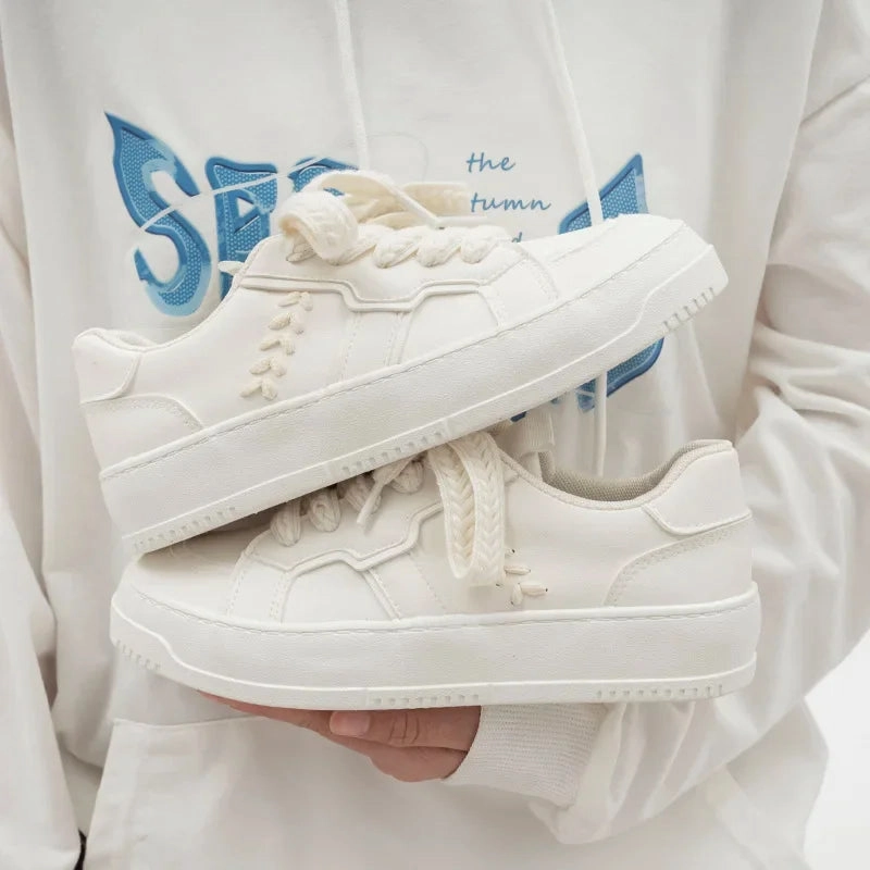 binfenxie  -  Women's New Ulluang Thin Casual Versatile Leather Shoes High Aesthetic Value Rubber Upper Shoes For Fashion Dress Shoes For Casual Wear