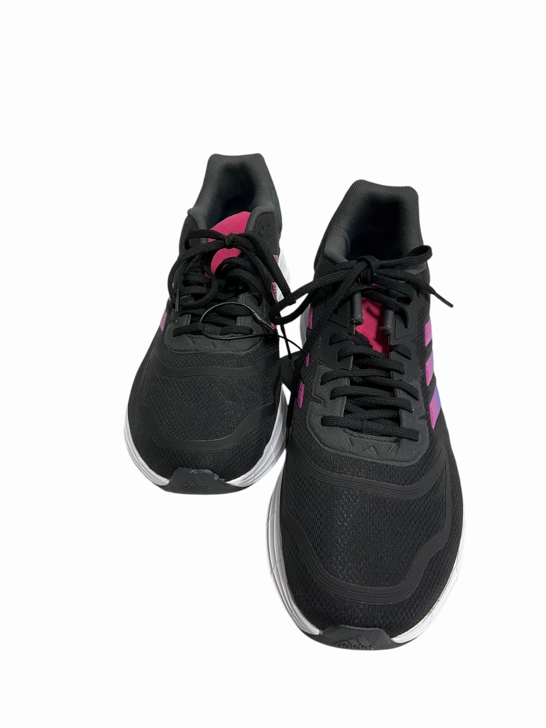 Recycled Plastic Shoes Adidas Shoes Athletic By Adidas In Black & Pink, Size: 11