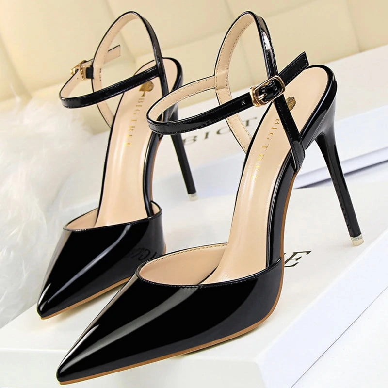 Ferragamo Sandals Shoes Fashion Sandals Patent Leather High Heels