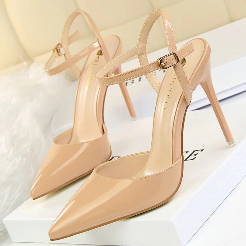 Footmates Sandals Shoes Fashion Sandals Patent Leather High Heels