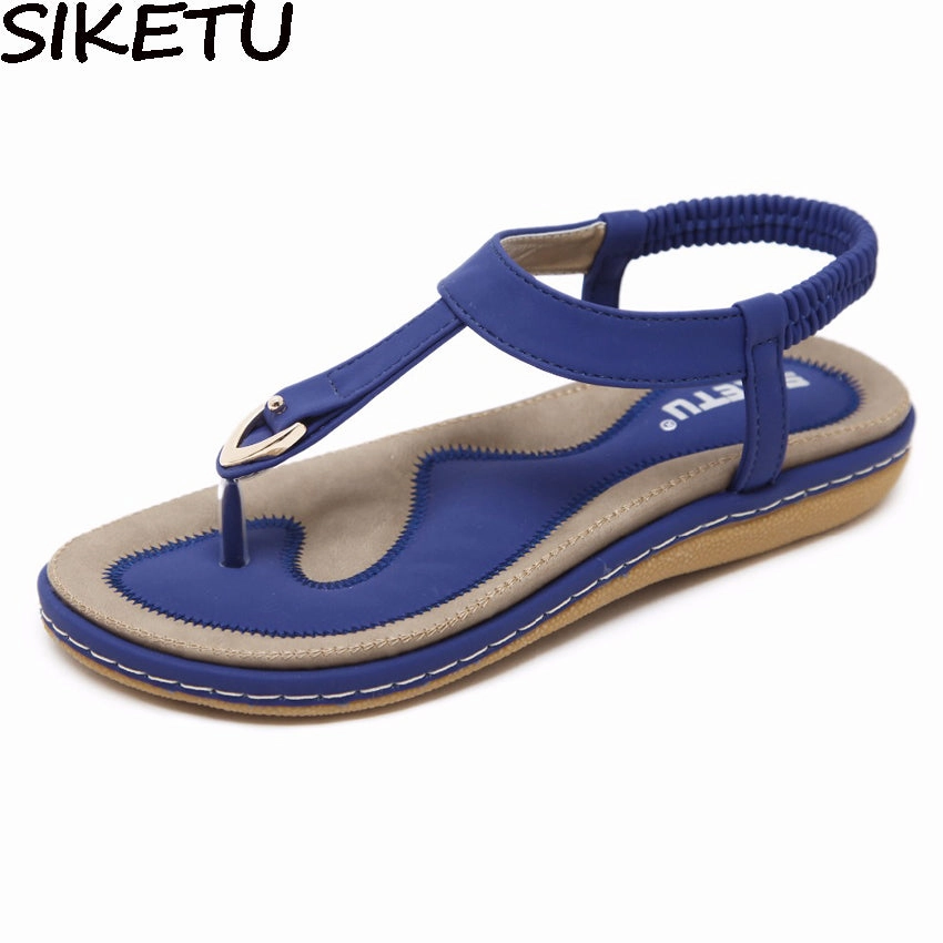 Comfortable Flip Flops With Arch Support Siketu Summer Shoes Women Bohemia Ethnic Flip Flops Soft Flat Sandals Woman Casual Comfortable Plus