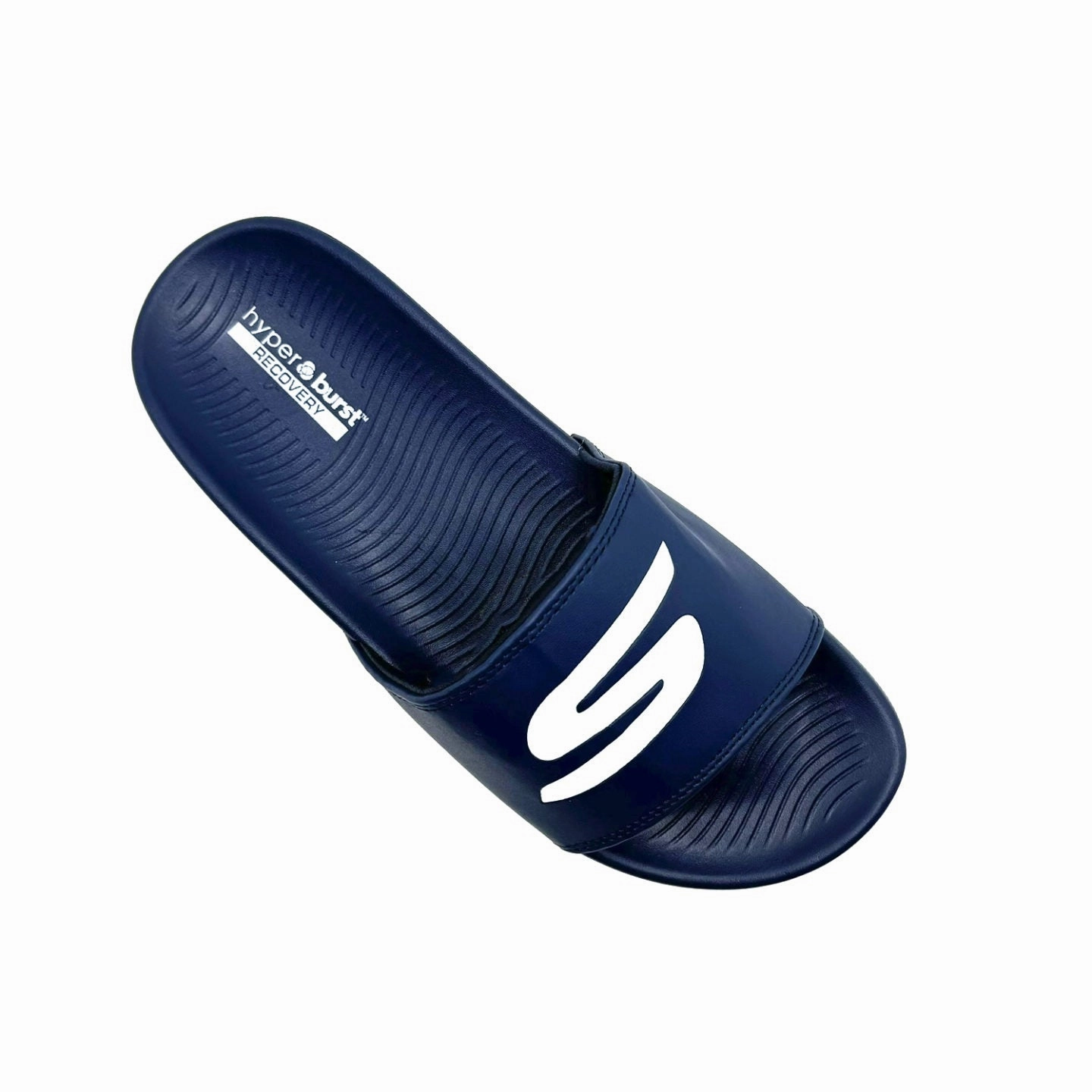 Oofos Sandals Skechers Hyper Burst Memory Foam Slide Blue