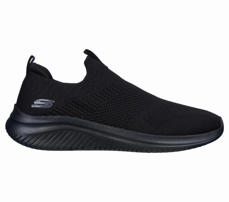 Sneakers Running Shoes Skechers Men's Ultra Flex 3.0 - Demcheck 232337 (BLACK)