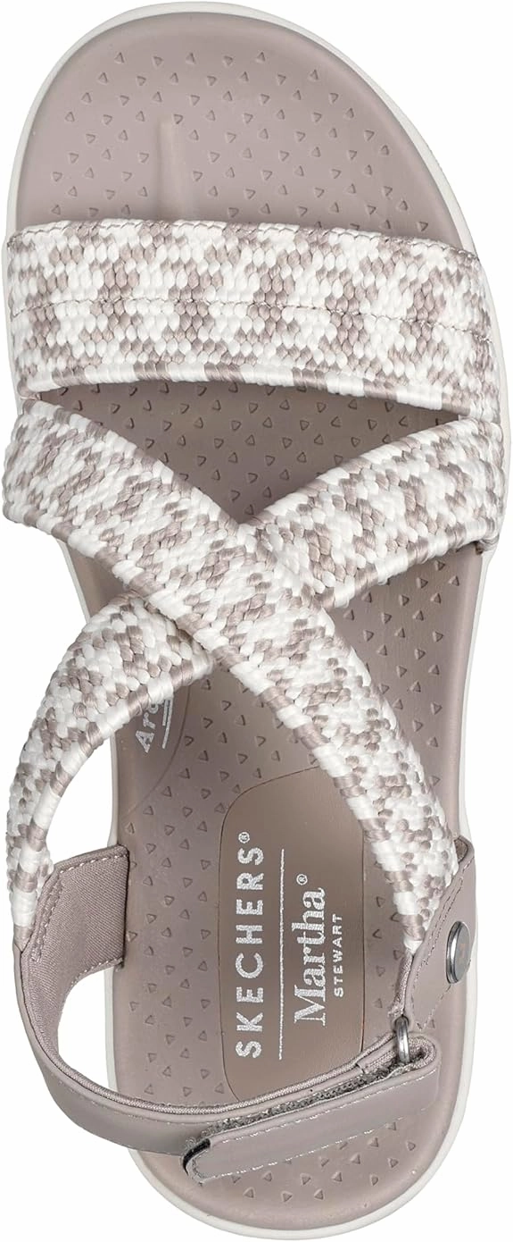 Skechers Women's Martha Stewart Reggae Cup-Coastal Trail Flat Sandal Flip Flops Mit Absatz