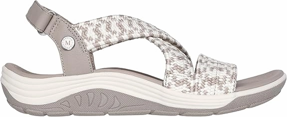 Skechers Women's Martha Stewart Reggae Cup-Coastal Trail Flat Sandal Snorlax Flip Flops