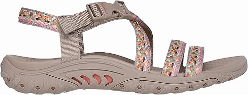 Skechers Women's Reggae-Dream Weaver Sport Sandal Hari Mari Flip Flops