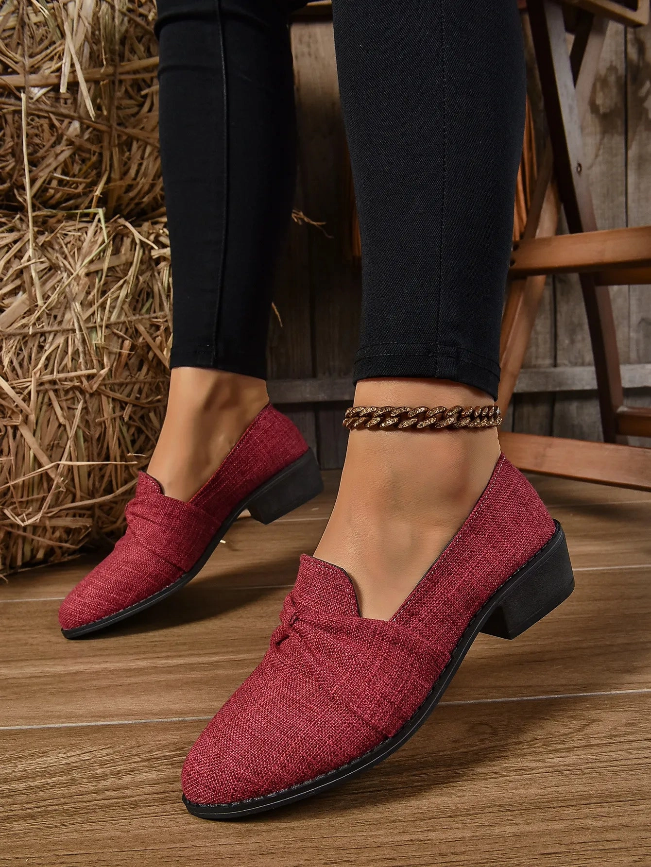 Women's Loafers Pointed Toe Chunky Heel Shoes Loafers Nordstrom Rack