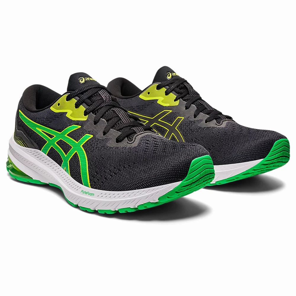 Asics Wrestling Shoes Size 5 ASICS GT-1000 11 (M) - BLACK/CILANTRO RUNNING SHOES