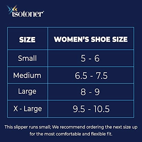 Platform Slippers Fluffy isotoner Women's Embroidered Terry Ballerina Slippers, White, Large / 8-9