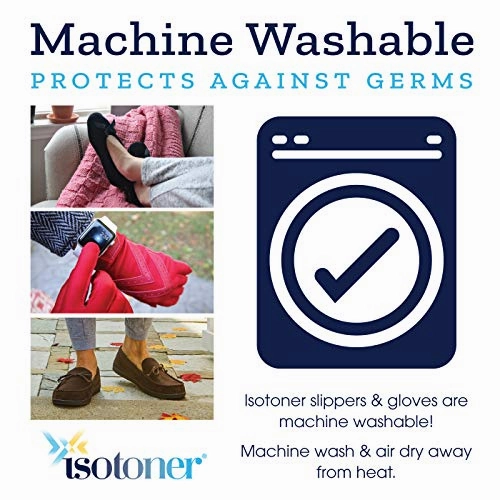 Amazon Slippers With Support isotoner Women's Embroidered Terry Ballerina Slippers, White, Large / 8-9