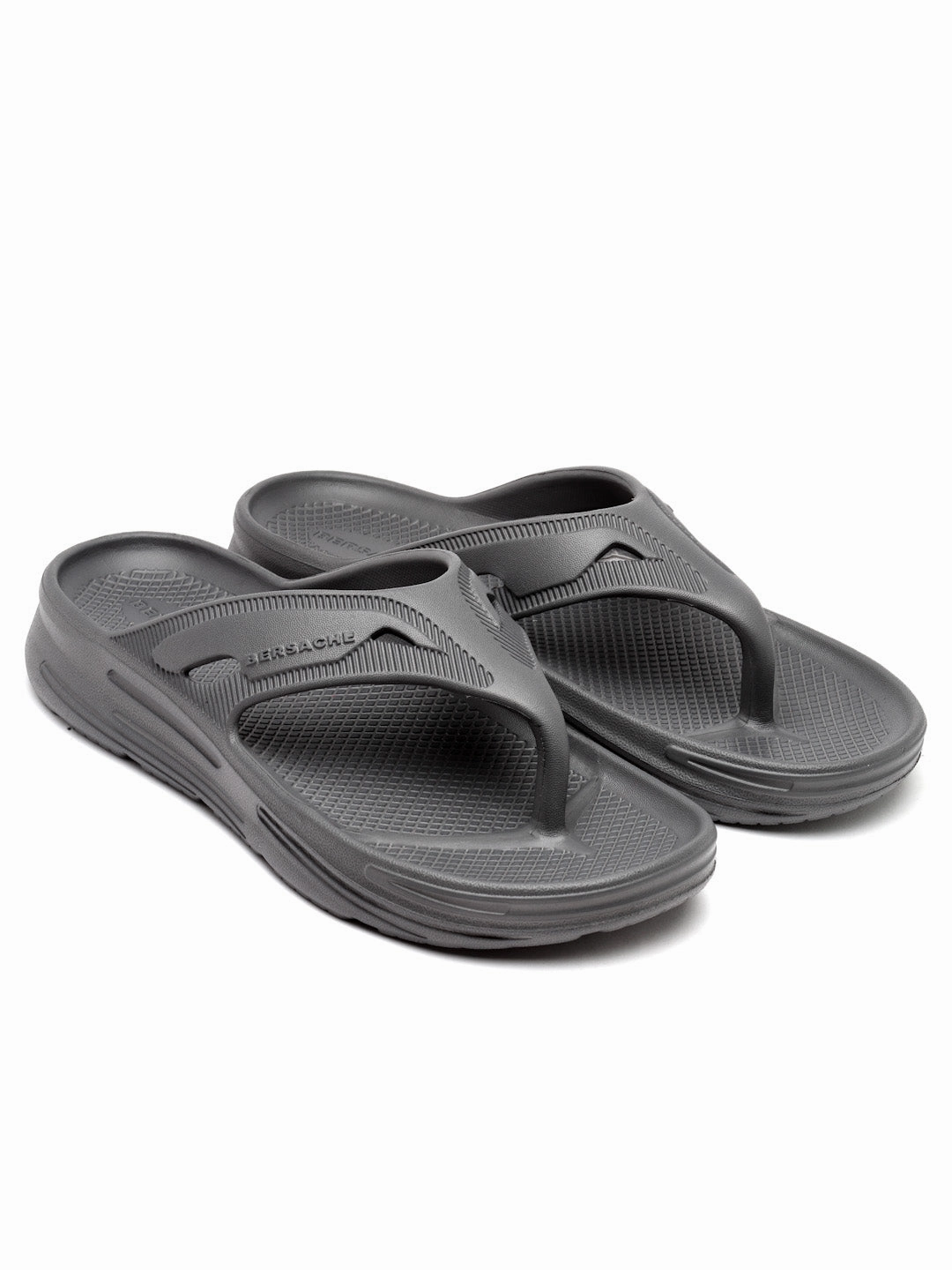 Bersache Extra Soft Classic Casual with  Regular wear with Ultra Soft & Flexibility Technology Clog's for Men's & Boy's (6122-Grey) Japanese Zori Slippers