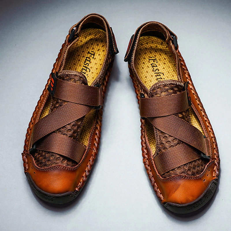 SURSELL Men's Casual Beach Breathable Plus Size Sandals Slippers And Boots