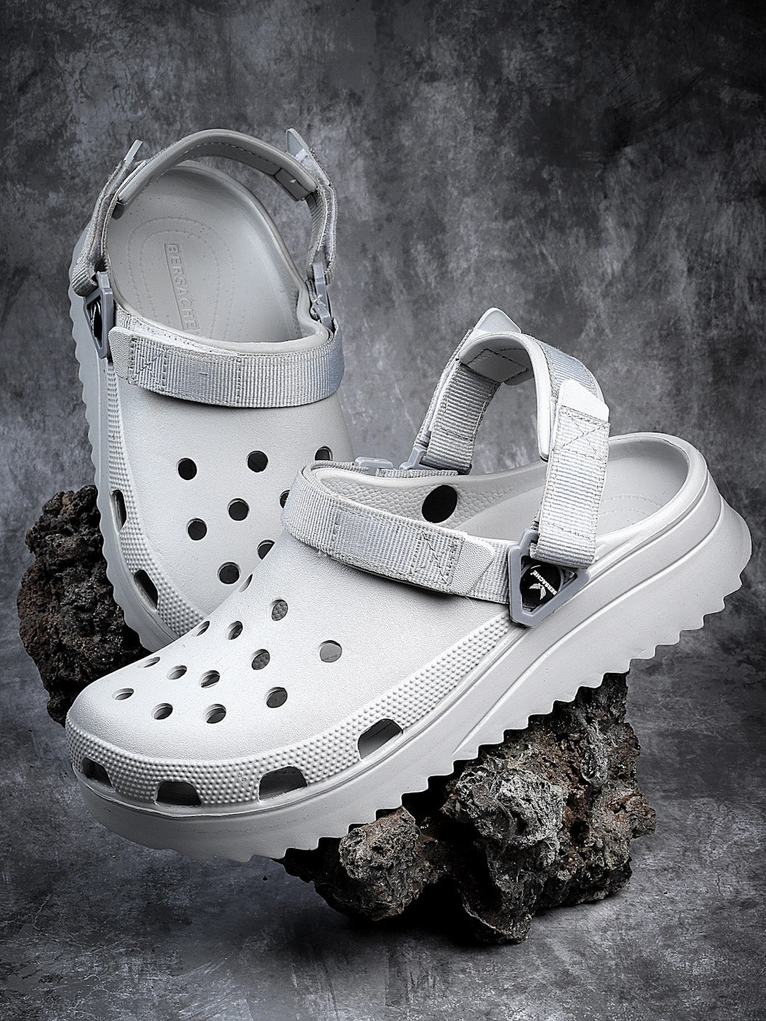 Bersache Extra Soft Classic Casual with  Regular wear with Ultra Soft & Flexibility Technology Clog's for Men's & Boy's (6136-Grey) 6e Slippers