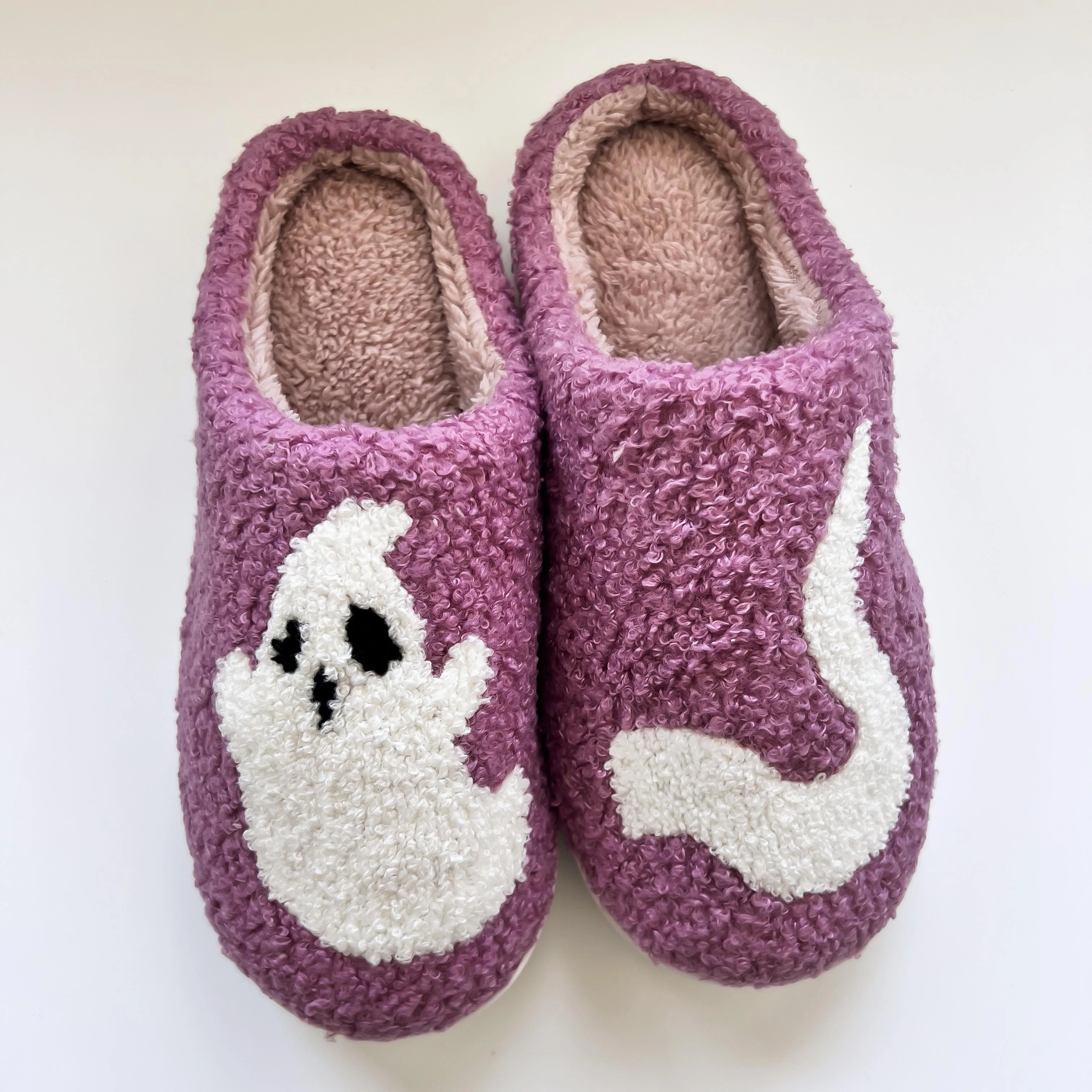 Cozy Ghost Slippers - Purple | Plush House Shoes | Cute & Comfy Footwear Skechers Bobs Slippers