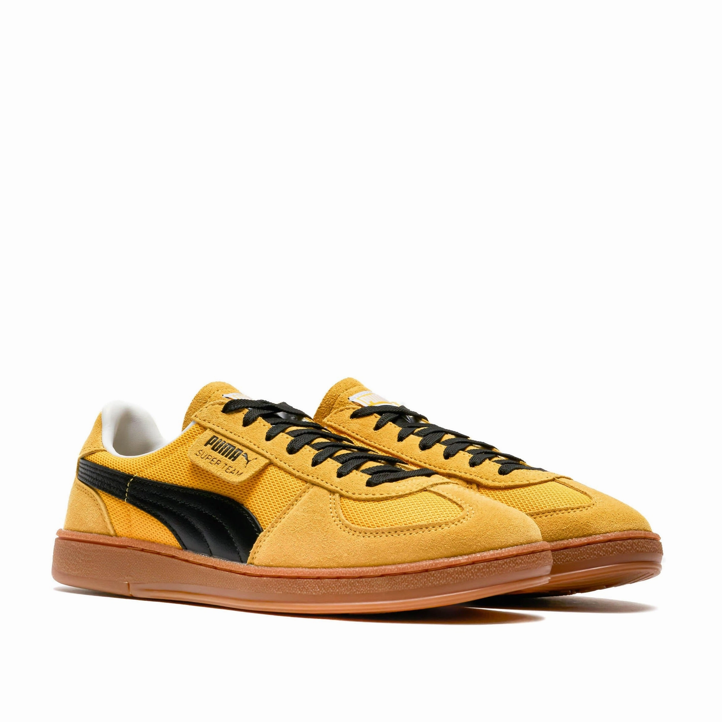 Puma Neymar Jr Shoes PUMA Super Team OG Yellow Sizzle Black 390424 11 Unisex (LF)