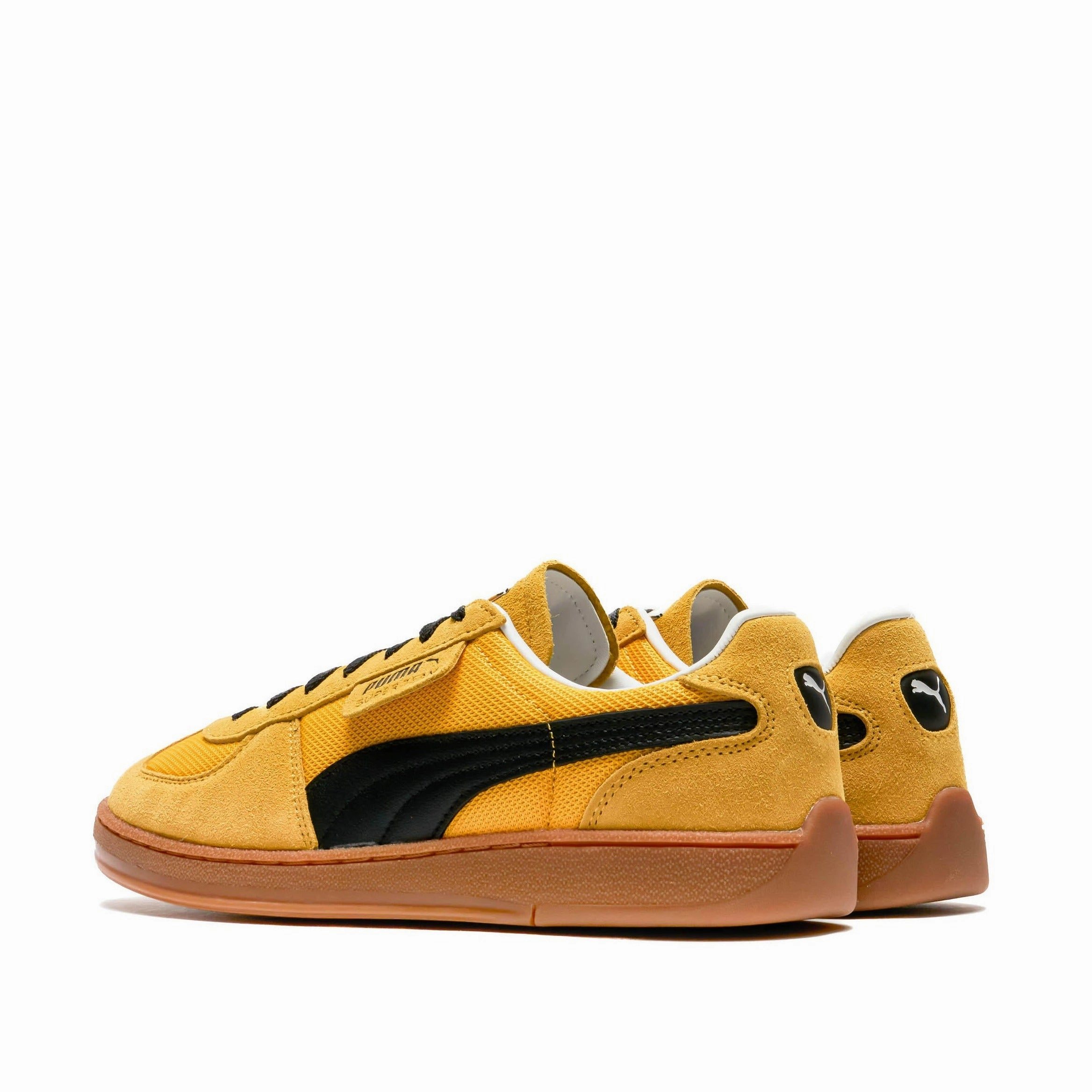Puma Kohli Shoes PUMA Super Team OG Yellow Sizzle Black 390424 11 Unisex (LF)