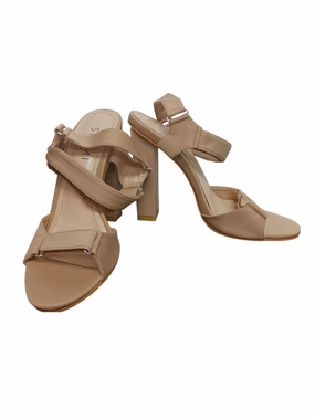 Simmi London Nude Beige Sandals Heels Shoes, Size US 5 Gentle Soul Sandals