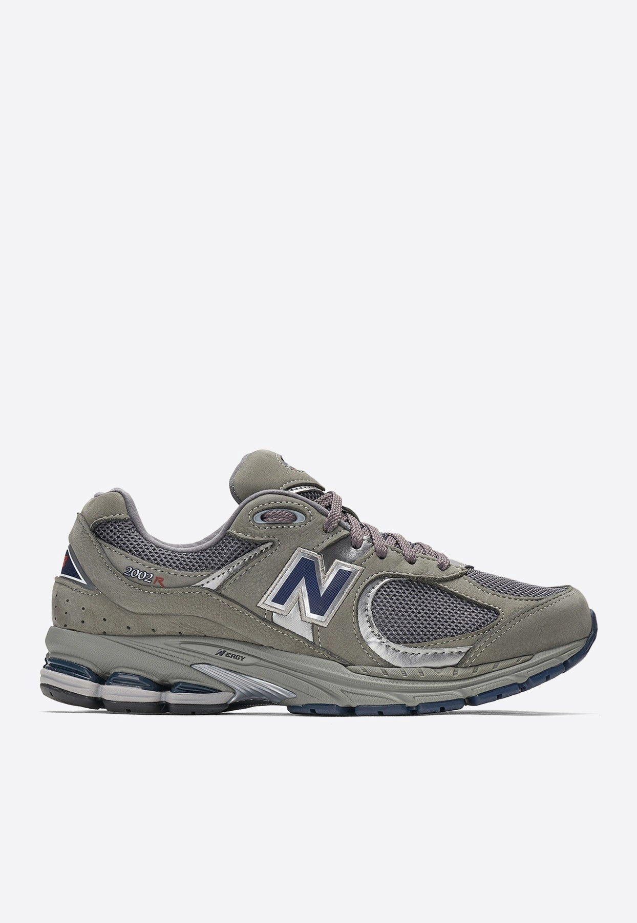 New Balance 321 2002R Low-Top Sneakers in Castlerock with Natural Indigo