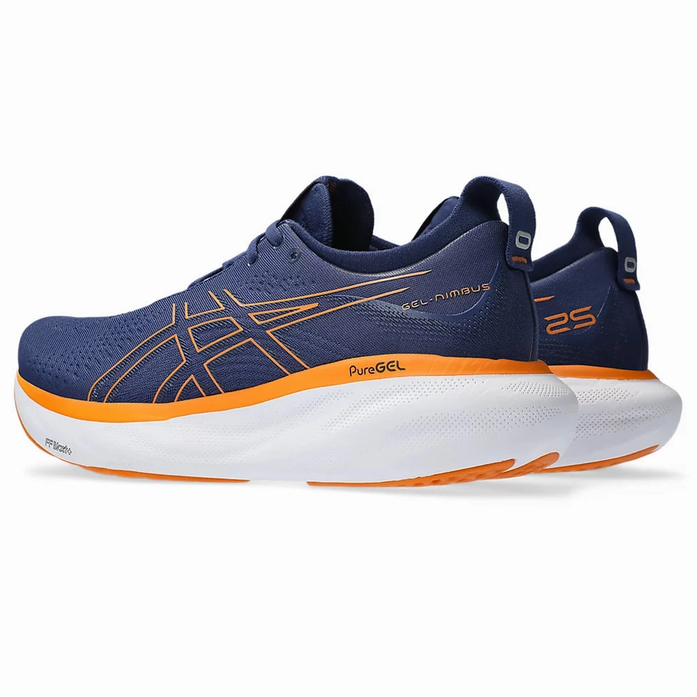 Asics Gel-venture 6 Running Shoe ASICS GEL-NIMBUS 25 (M) - (IDEEP OCEAN/BRIGHT ORANGE) RUNNING SHOES