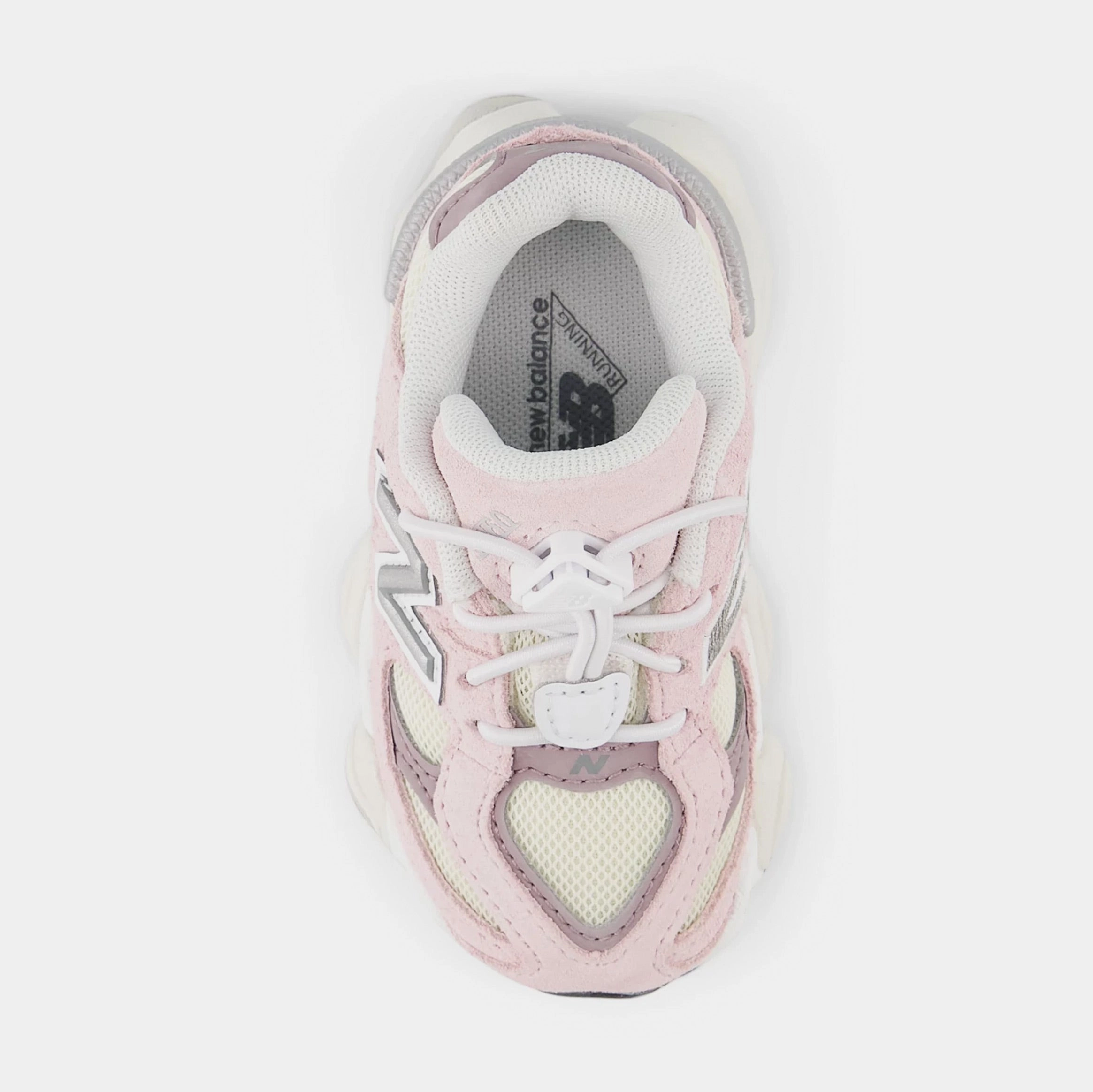 Heidi Klum New Balance 9060 Infant Toddler Running Shoes (Pink/Yellow/Grey)