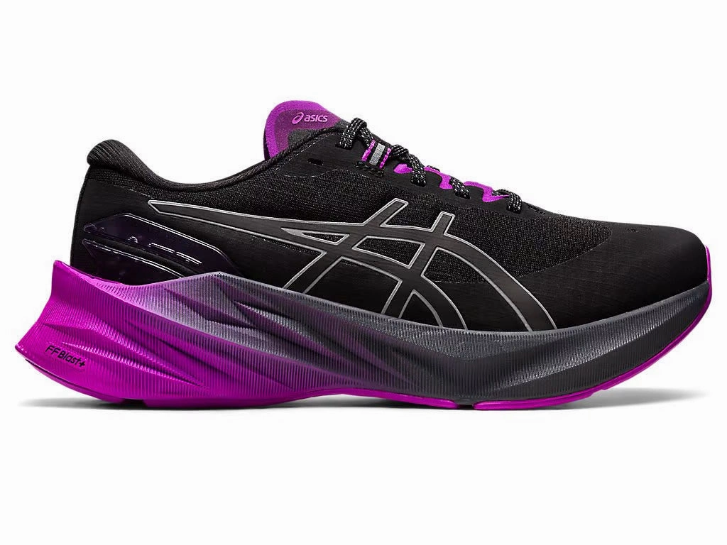 Pronounce Asics Shoes Asics Women's NOVABLAST 3 LITE-SHOW - BLACK/ORCHID
