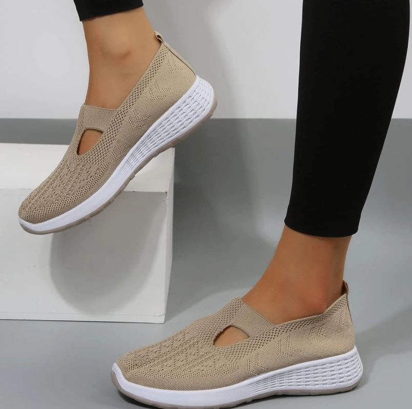 Sneaker Wedges Shoes for Women Comfortable Casual Sports 363949 (39) Thick Sole Flat Shoes