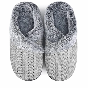 Bottom Of Slippers Homitem Fuzzy Slippers for Women Indoor and Outdoor Fluffy Bedroom House Shoes with Arch Support Memory Foam Winter Warm Ladeis Cute Comfy Cozy Grey Size 9-10