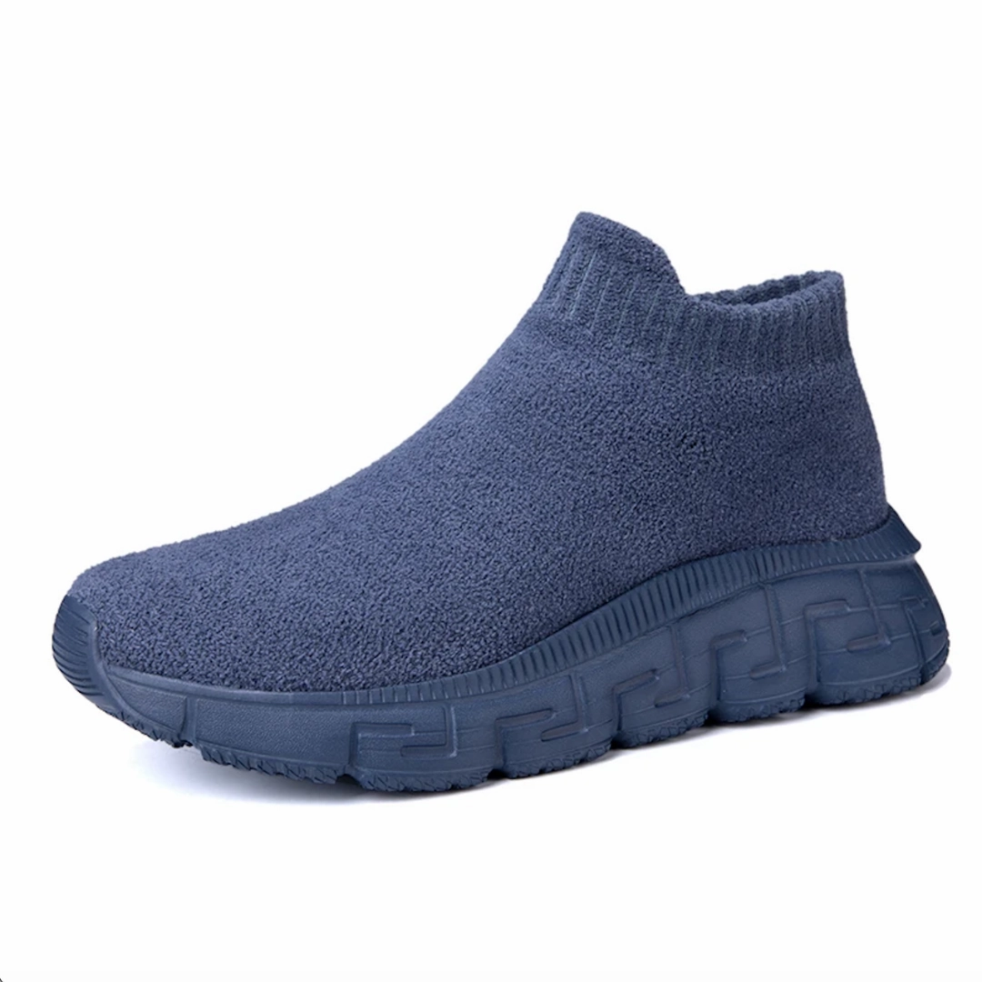 GRW Orthopedic Men Sock Shoes Comfort Lightweight Anti-skid Casual Walking Shoes Flat Shoes Short Dresses